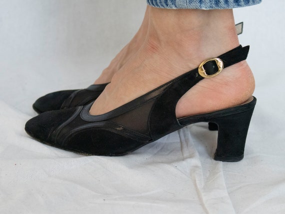 Vintage 90s Donna Serena Black Leather 
