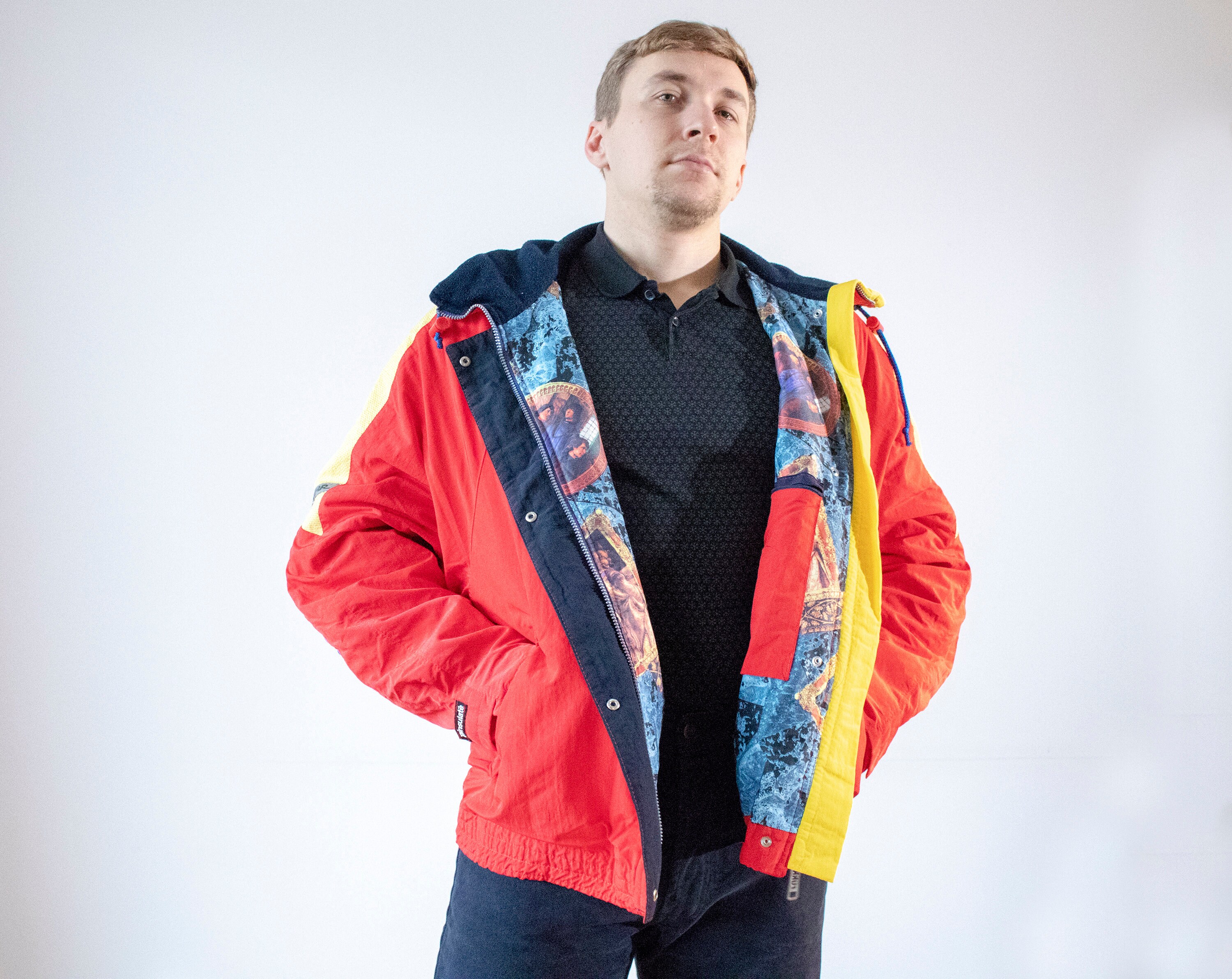 Vintage 90s Rukka Red Warm Windbreaker 