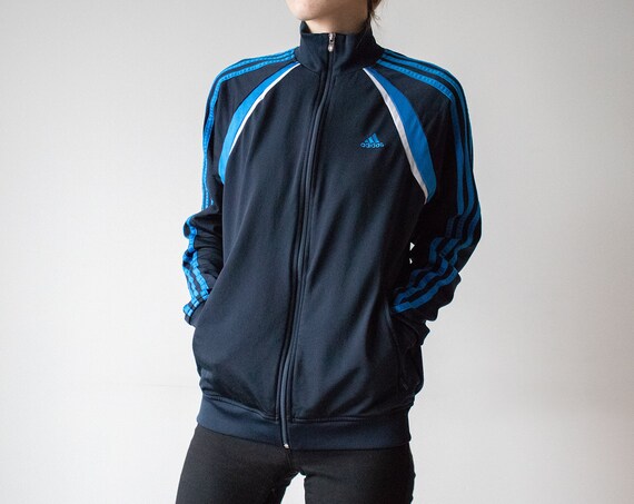 dark blue adidas jacket