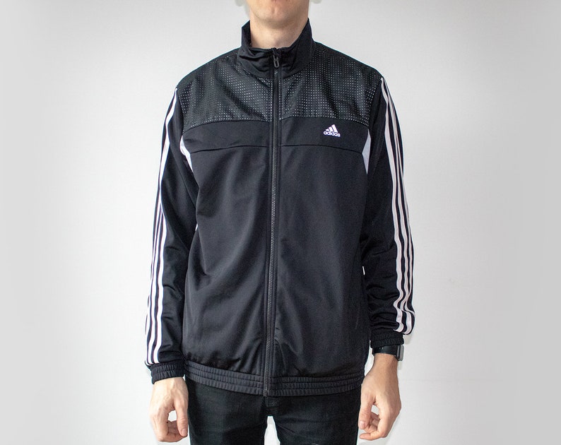 all black adidas track jacket