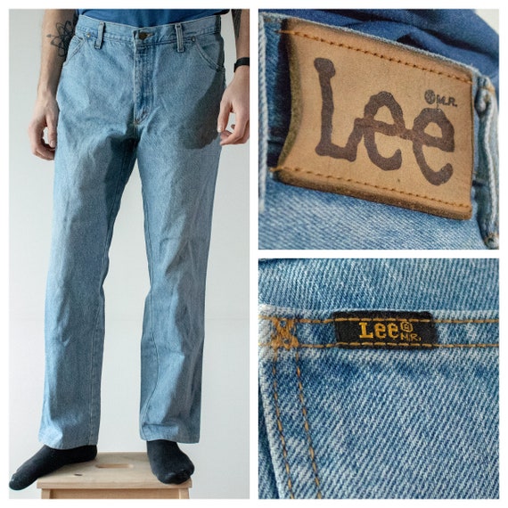 Vintage 90s Lee Riders Light Wash Blue 