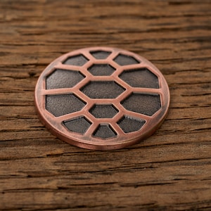 Turtle Shell Golf Ball Marker - Custom Golf, Groomsman Gift, Golf Gift