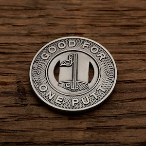 Subway Token Golf Ball Marker - Custom Golf, Groomsman Gift, Golf Gift