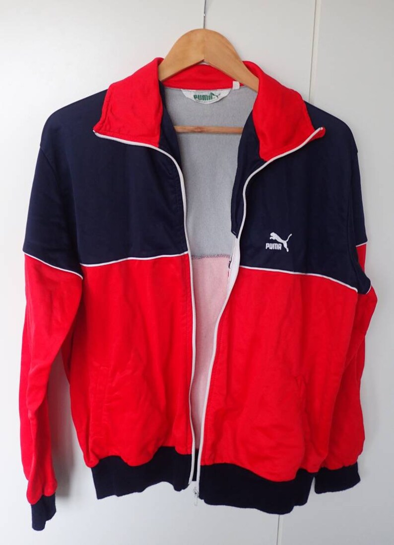 puma red and blue jacket