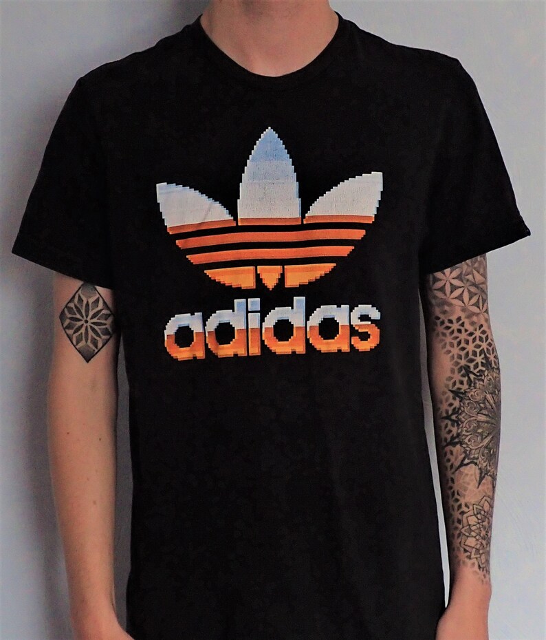 vintage black adidas t shirt