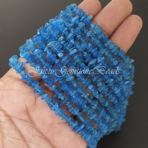 34 pollici filo naturale neon apatite liscio trucioli non tagliati pepite perline perline non tagliate pepite trucioli apatite non tagliata grezza perline grezze gioielli artigianato