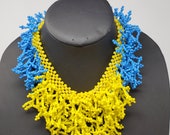Aniyah glass beaded necklace