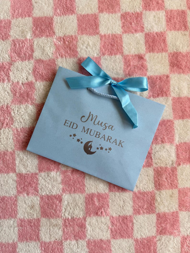 Personalised Eid Gift Bag - Moon & Stars Ramadan Mubarak image 8