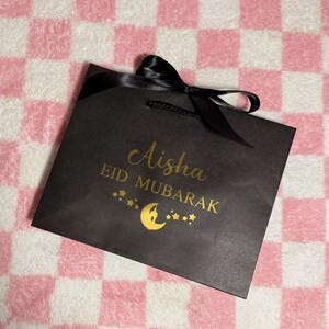 Personalised Eid Gift Bag - Moon & Stars Ramadan Mubarak image 11