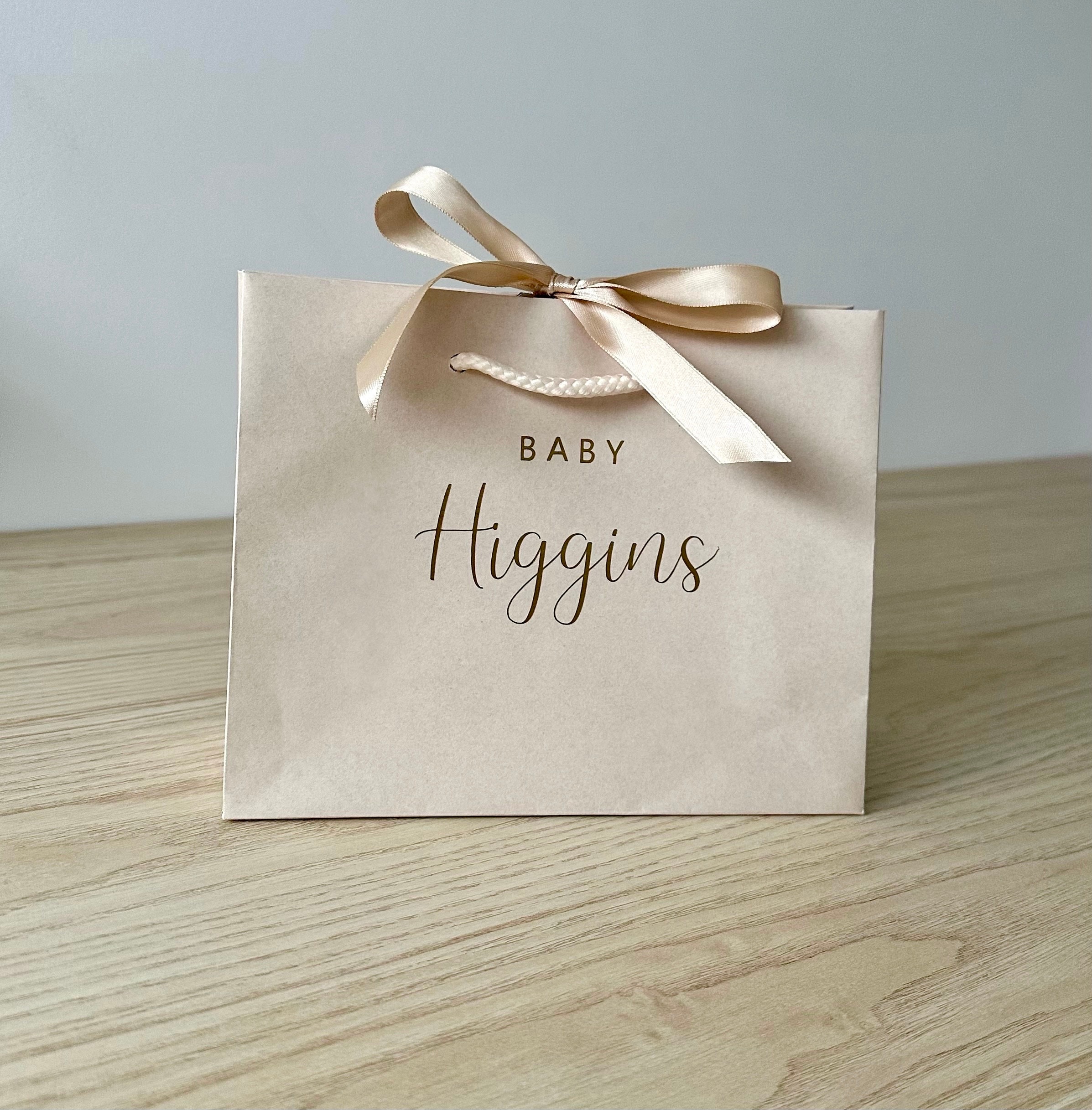 Elephant Baby Shower Treat Bags – Personalised Favours (10) – Confites UK - View #5