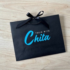 VOTRE LOGO - Logo d'entreprise personnalisé - Sacs-cadeaux en ruban avec cordelette