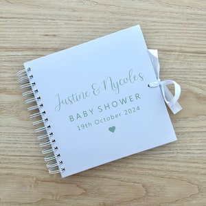 BABY SHOWER - Personalised Name - Scrap Book, Photo Album, Keepsake, Memories, Gift, Baby, Newborn, Baby Shower