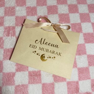 Personalised Eid Gift Bag - Moon & Stars Ramadan Mubarak image 3