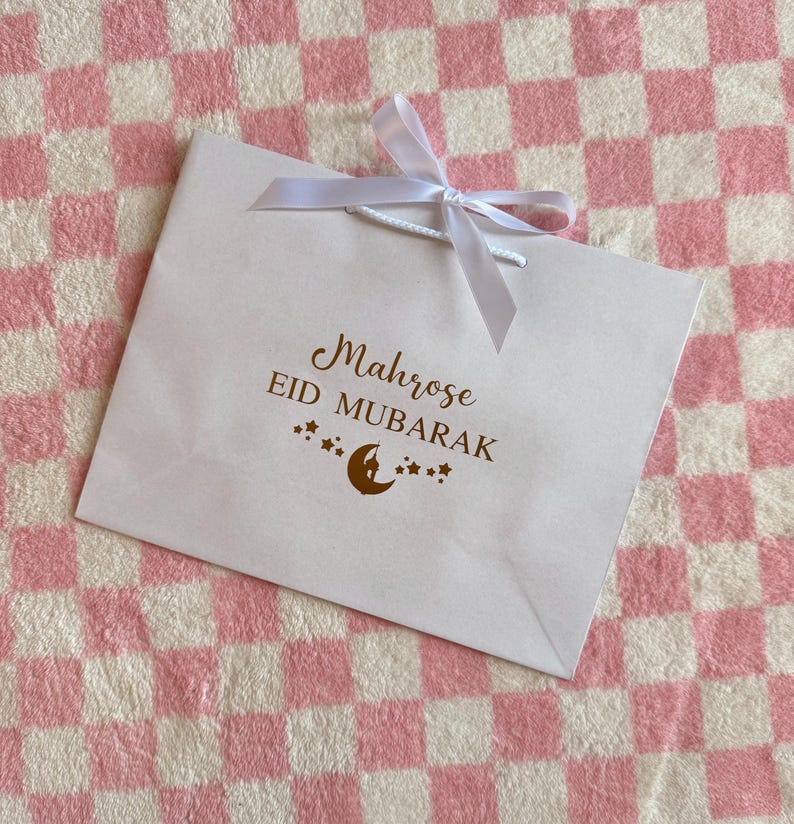Personalised Eid Gift Bag - Moon & Stars Ramadan Mubarak image 7