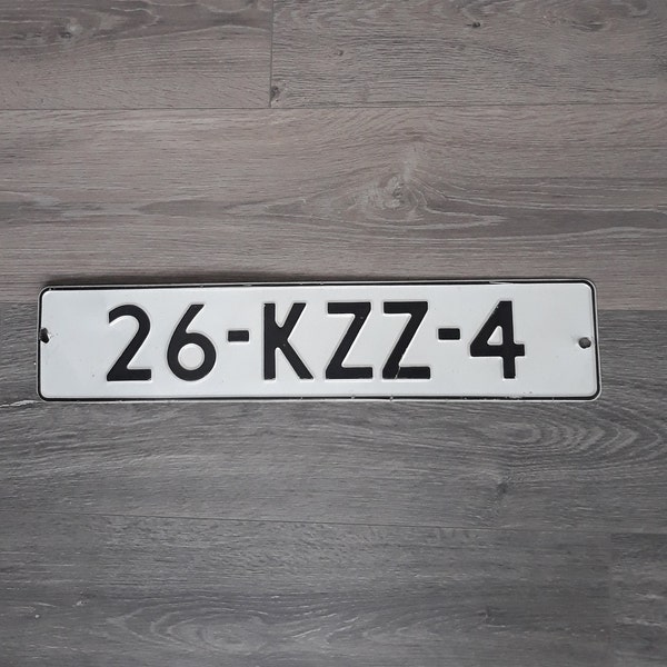 European License Plate Etsy