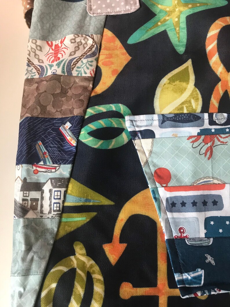 Nautical market tote