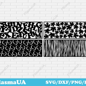 Decoratieve panelen dxf, patroon paneel, cnc dxf bestanden, dxf gesneden bestanden, svg dxf, dxf bestanden voor plasma, dxf bestanden voor laser, stencil dxf, pdf png
