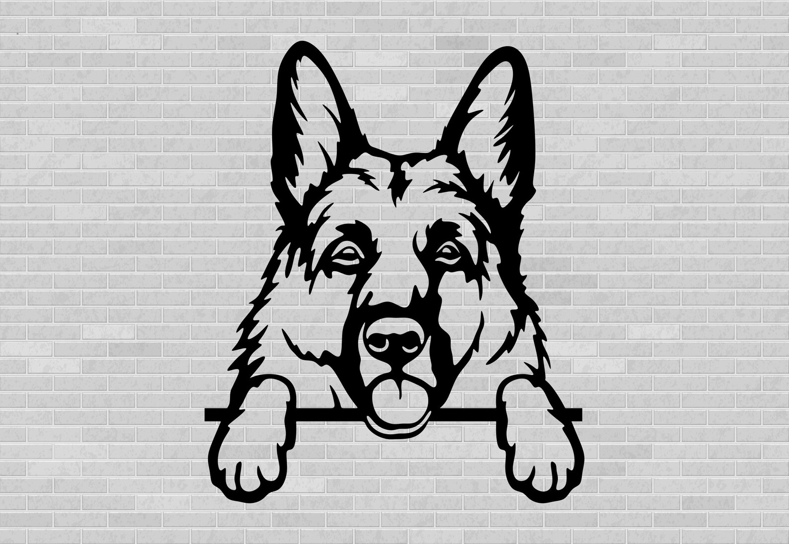German Shepherd for cricut pet portrait dog for cricut dxf Etsy