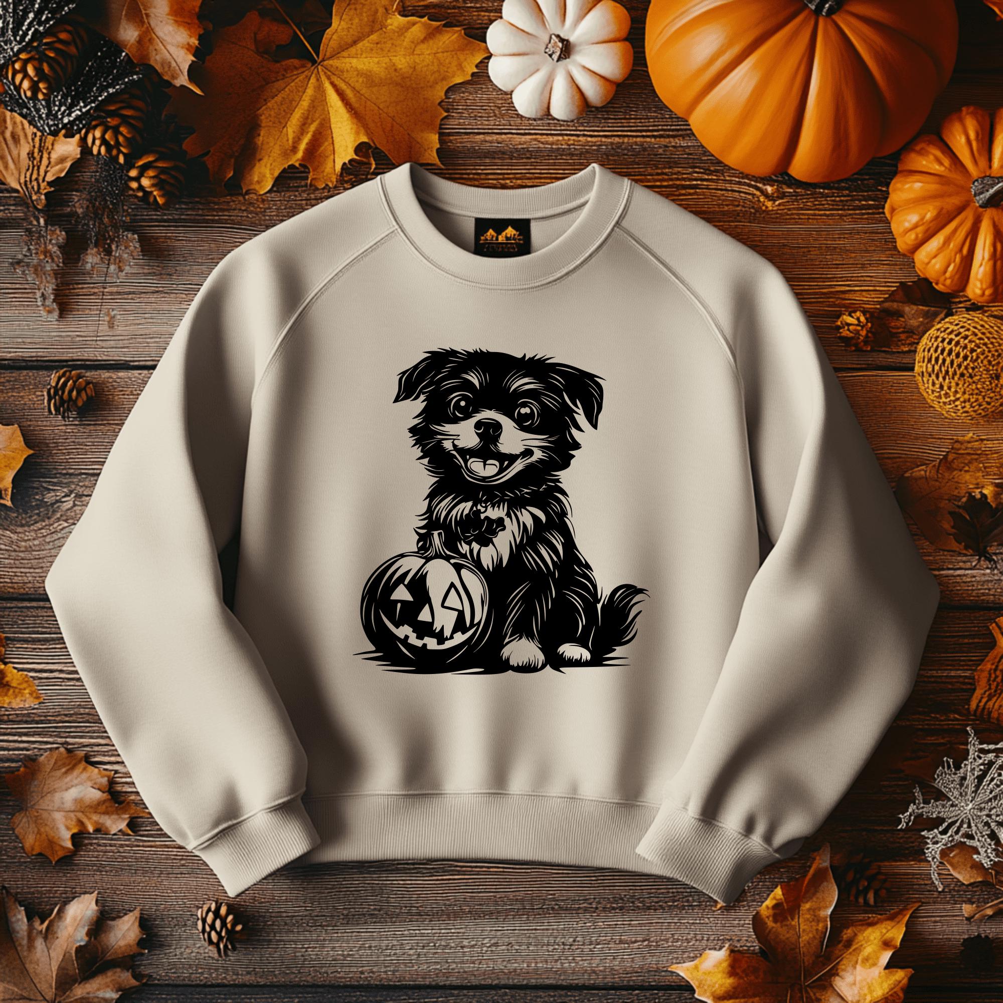 Cartoon Halloween Puppy SVG, Spooky Pumpkin Cut Files for Cricut ...