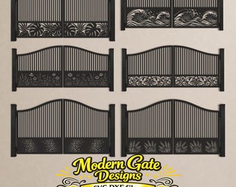 Moderne Tor Designs SVG DXF, CNC Laser Laser Metallschneidedateien