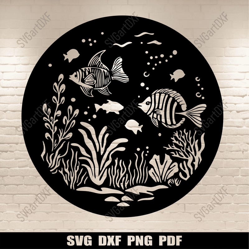 Gold Fish Dxf Files - Etsy UK