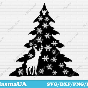 Christmas tree dxf, Christmas cut files, Christmas dxf, Christmas tree png, dxf for cricut, files for laser, Christmas vector, files dxf