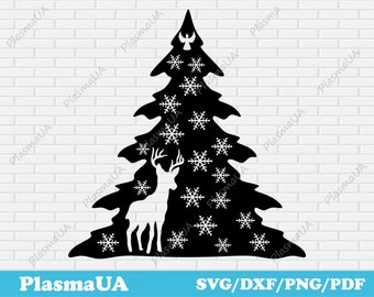 Christmas tree dxf, Christmas cut files, Christmas dxf, Christmas tree png, dxf for cricut, files for laser, Christmas vector, files dxf