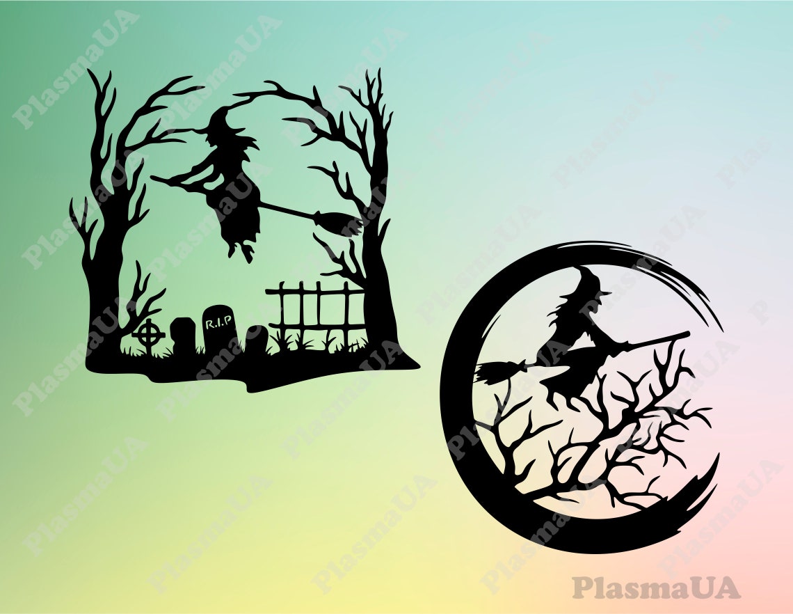 Halloween Png Flying Witch Svg Witch Svg Shirt Png Cricut | Etsy