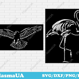 Oiseaux pour la découpe laser, oiseaux pour cricut, fichiers coupés pour cricut, fichiers silhouette, dxf pour découpe laser, svgs, fichiers de découpe, svg pour laser