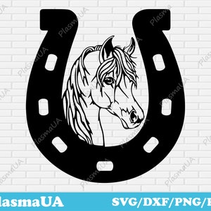 Horseshoe cut file, horseshoe svg, horseshoe clipart, horse dxf file, horse for laser, farm svg, digital download svg, monogram svg, dxf