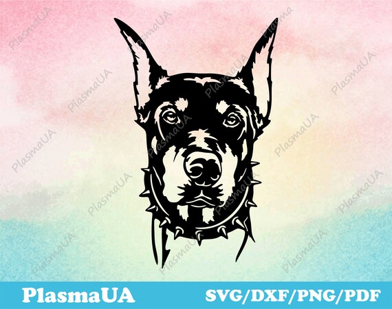 ドーベルマンのベクター画像、ペットの DXF、犬の DXF ファイル ドーベルマンのベクター画像、ペットの DXF、犬の DXF ファイル
