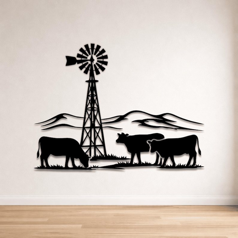 Barn and windmill CNC plasma file