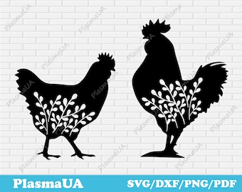 Farm birds for cricut, png files for cricut, svg images download, dxf files for laser cutting, birds svg files for cricut, dxf cnc designs