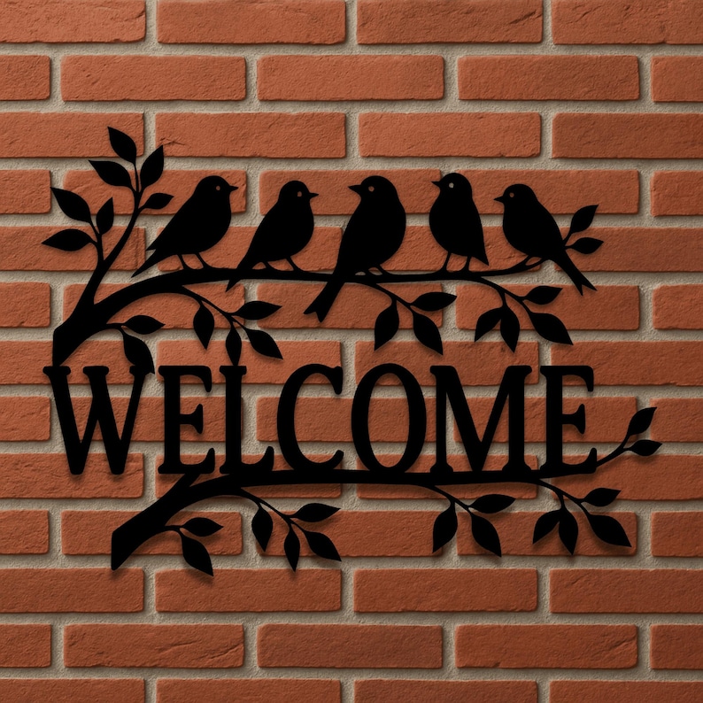 Welcome Sign Bundle – SVG DXF Designs| Decorative CNC Plasma Laser ...