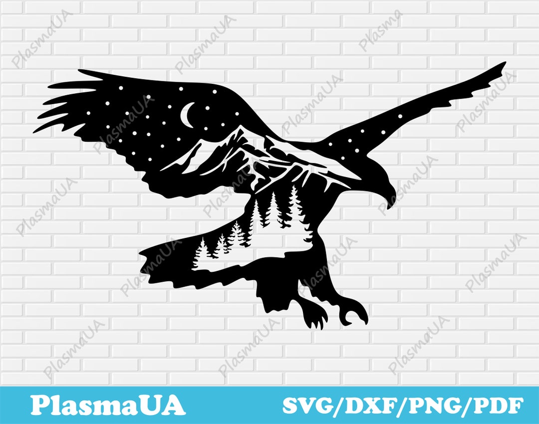 Wildlife Eagle - Svg Dxf Png Craft Cut Files, Svg for Cricut Project ...