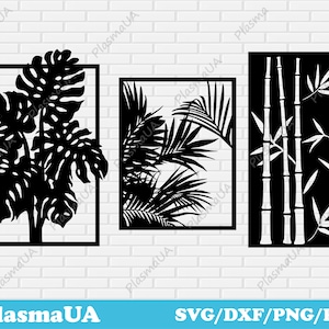 Pflanzen Clipart, svg Dateien Pflanzen, dxf Datei Pflanzen, dxf Dateien für Laser, dxf Dateien für CNC, svg Dateien für Cricut, digitale ClipArt, Bilder