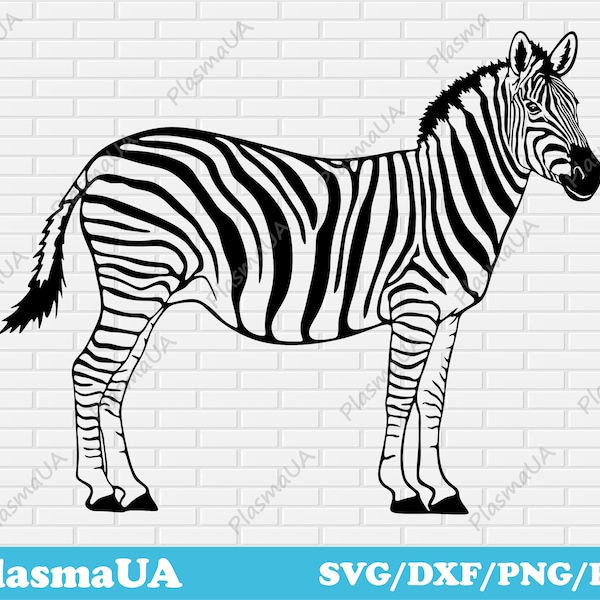 Zebra cut file, zebra png, zebra for cricut, laser cutting files, laser cut file svg, svg files for cricut, cnc router file, cnc file