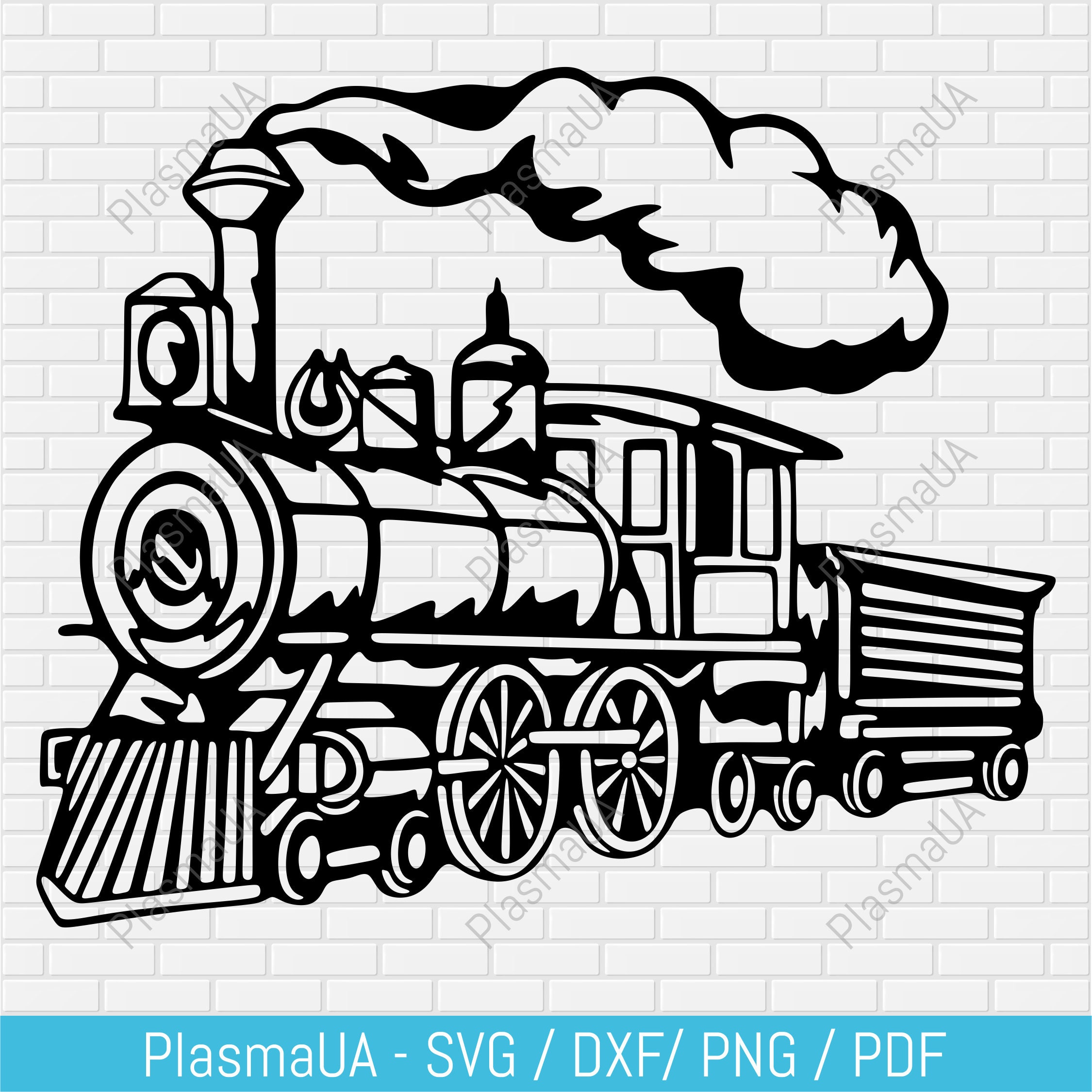 Train Clipart, Train Svg, Vector Clipart, Vintage Train, Vector Art, Train  Dxf, Train Design, Svg for Cricut, Dxf for Laser, Vector Images - Etsy