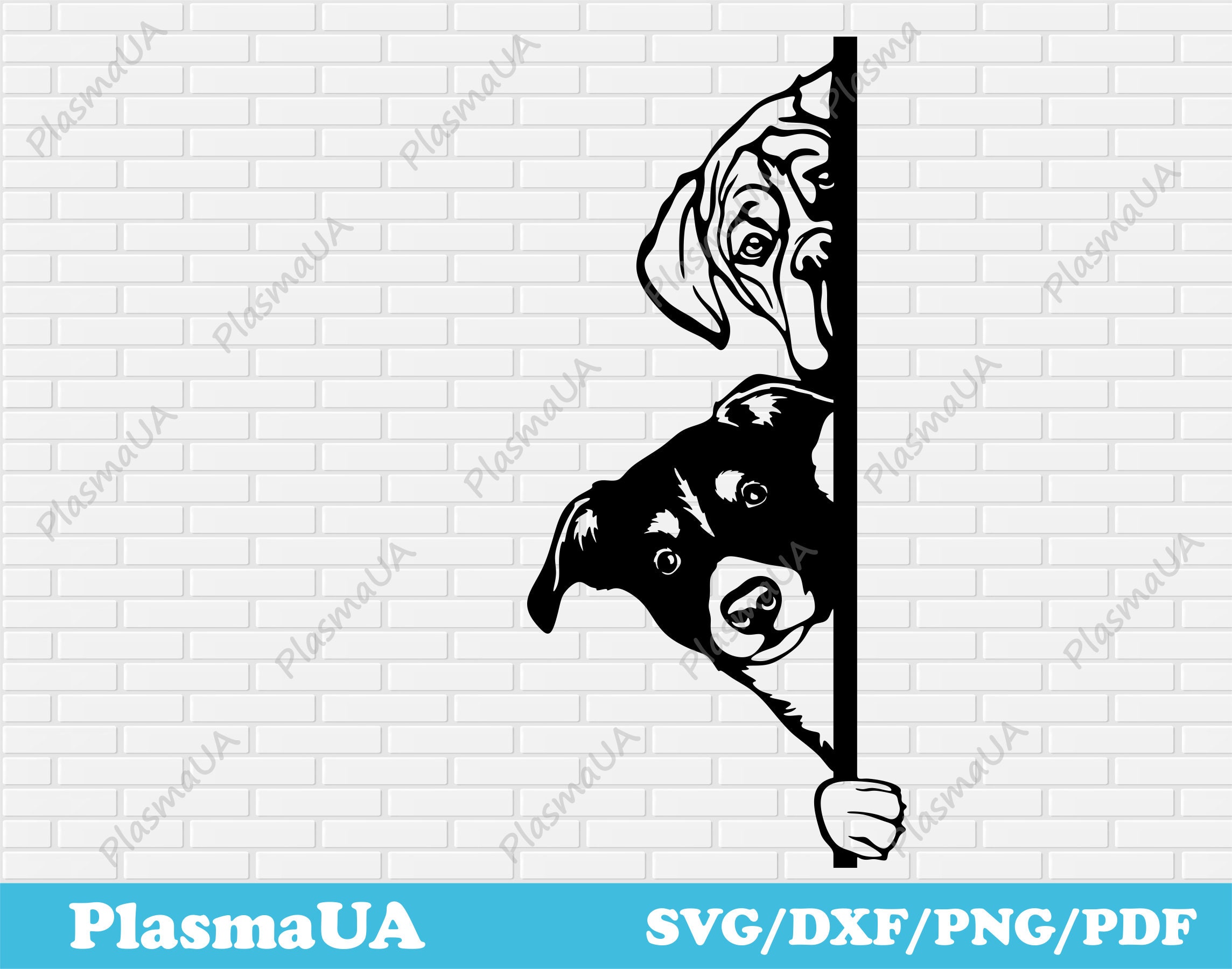 Peeking Dogs Dog Vector Image Cute Dog Svg Dogs for Cricut Etsy Australia