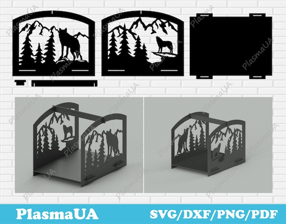 Firewood Stand Dxf for Laser Cutting Dxf Files for Plasma - Etsy Canada