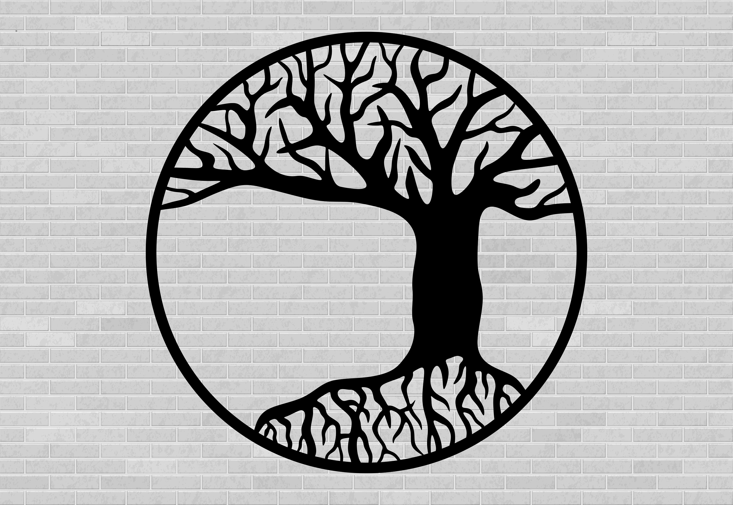 Tree dxf laser cut dxf files tree for cricut dxf svg tree | Etsy