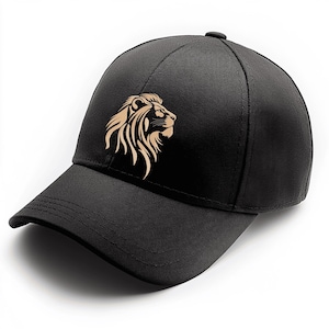 Lion Head Embroidery File, Jef, Pes, Dst, Exp, Hus, Pec, Perfect for Dark Fabrics