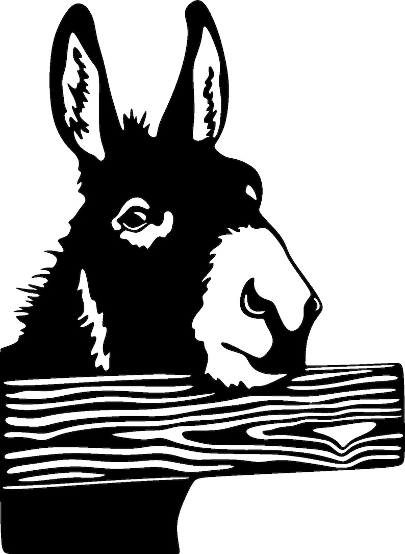 Download Donkey svg dxf donkey files for silhouette svg files png ...