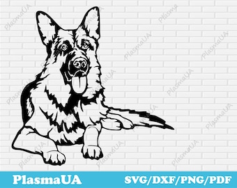 Dog vector, german shepherd svg, shepherd svg, svg files for cricut, dog png file, svg files, svg designs, dxf for laser, files for cricut
