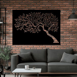 Tree Art Panels Dxf Svg Files for Laser and CNC Plasma Cut, Cricut ...
