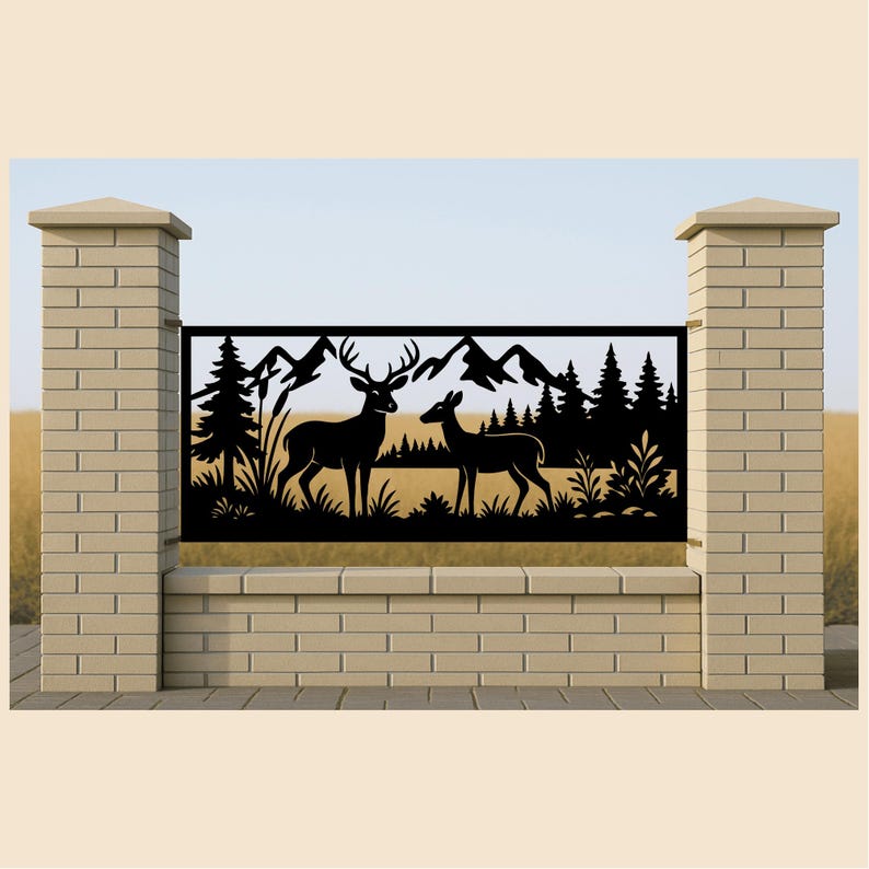 Wildlife CNC Panels SVG DXF Bundle, Laser Cut Files, Plasma Metal Wall ...