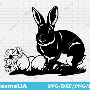 Easter bunny svg, easter egg svg, easter svg, happy easter svg, files for cricut, bunny svg, spring svg, dxf for laser, dxf cutting