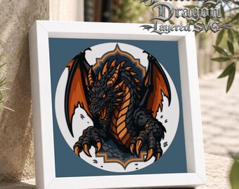 3D Shadow Box Vorlage für Cricut, Glowforge, Buchliebhaber Geschenk