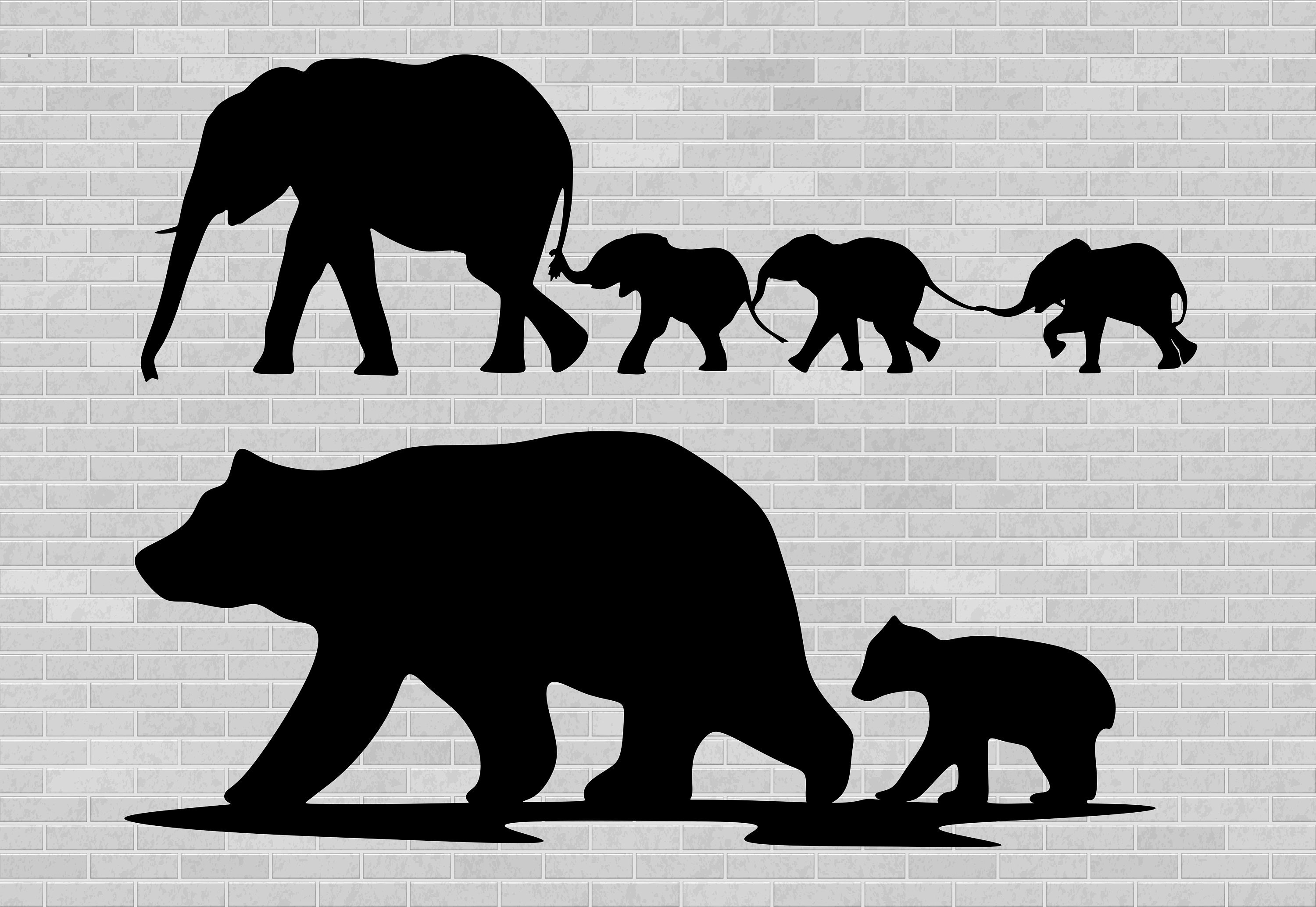 Download Elephant Svg Baby Elephant Svg Elephant Silhouette Baby Etsy