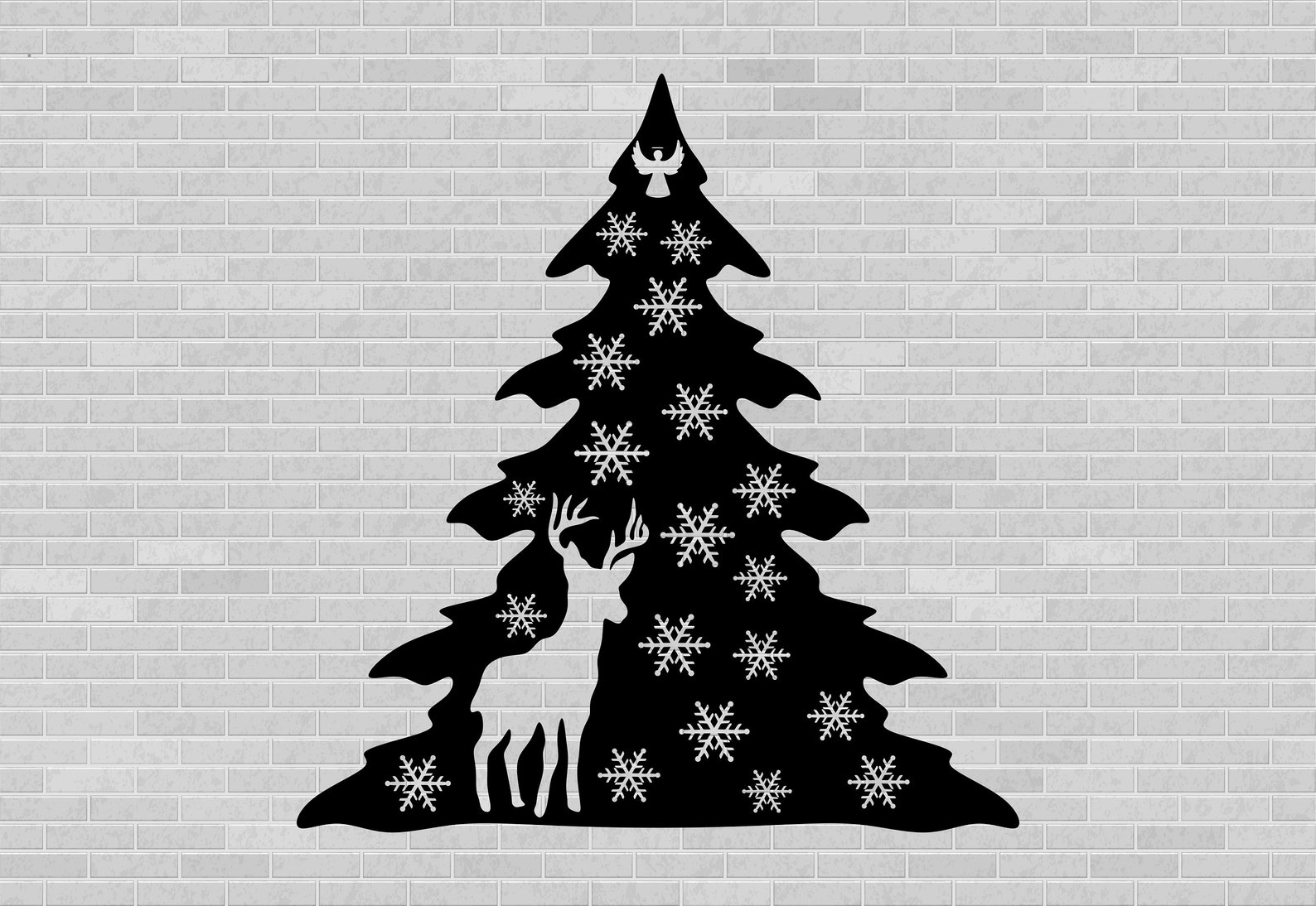 Christmas Tree Dxf Christmas Cut Files Christmas Dxf Etsy